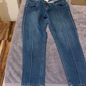 H&M Women's Straight Leg Blue Jeans